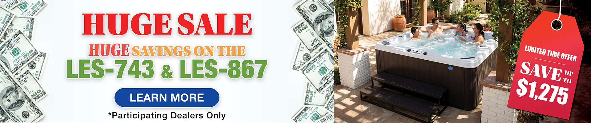 Calspas hot tub being used in a family setting - Gatineau